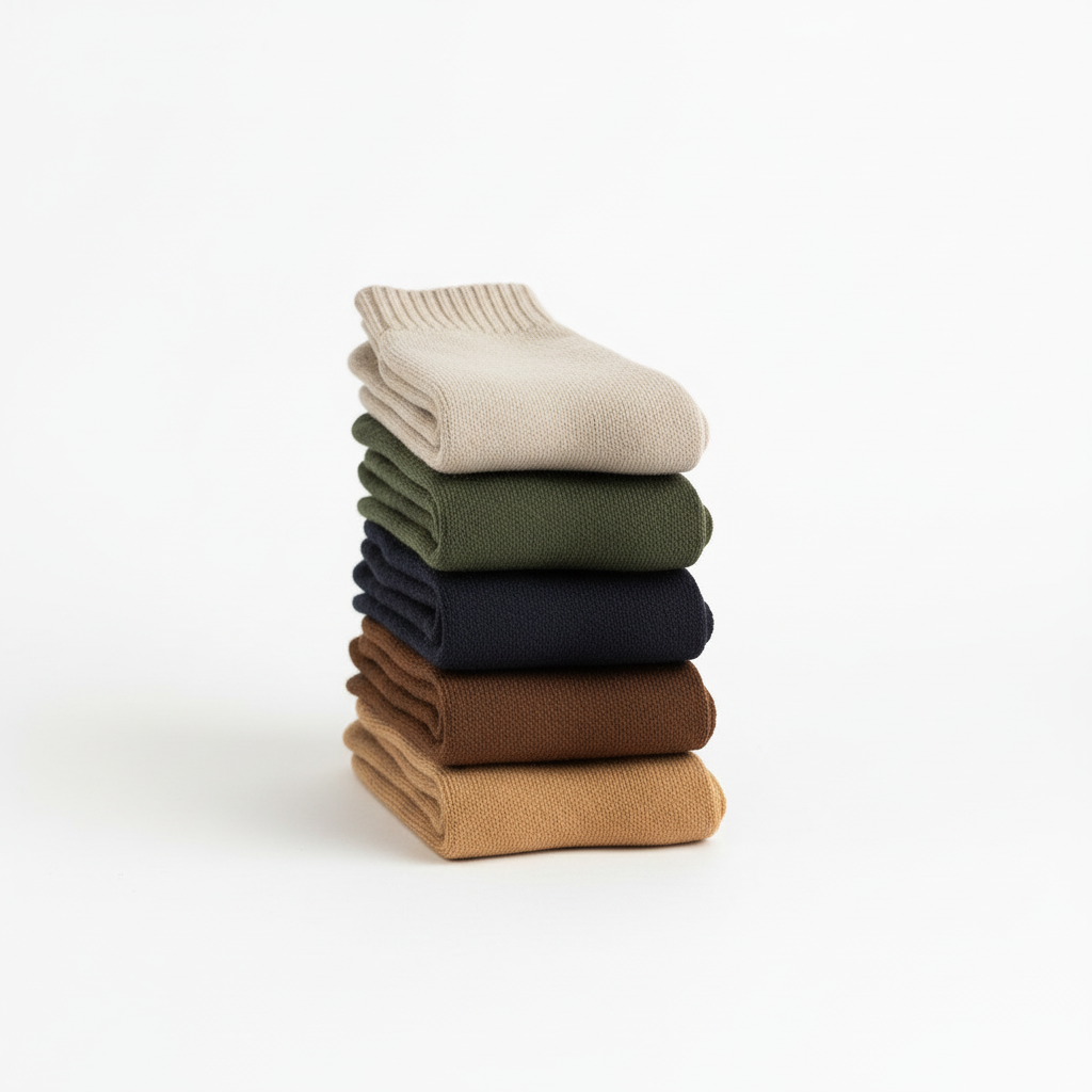 Socks 5'li Unisex  Kalın Yün Çorap